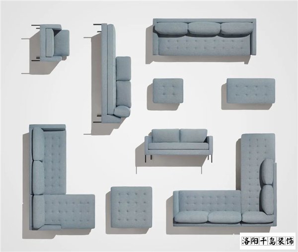 沙发是空间的主角，沙发中看也中用的选法