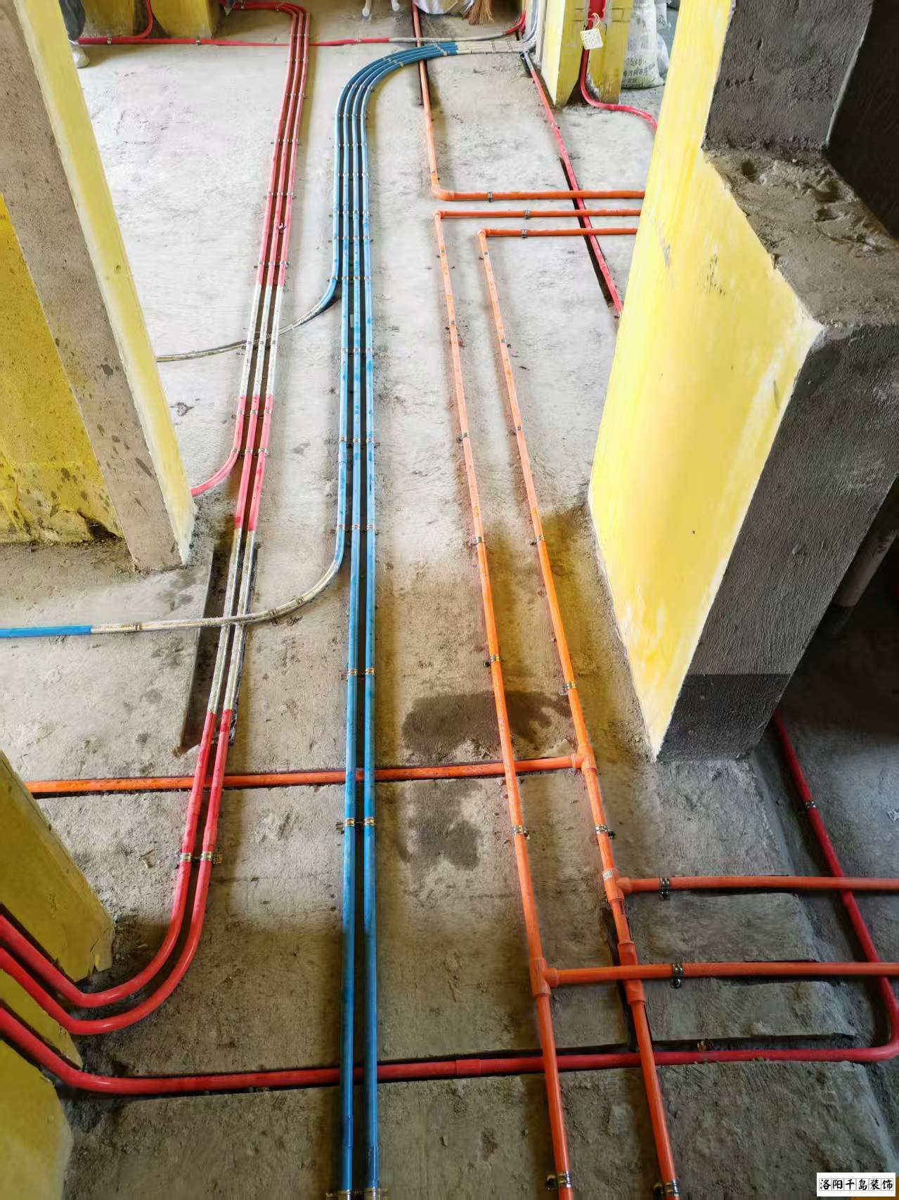 洛阳千岛装饰水电改造施工现场
