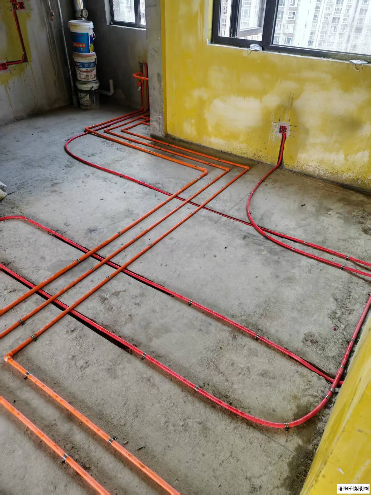 洛阳千岛装饰水电改造施工现场