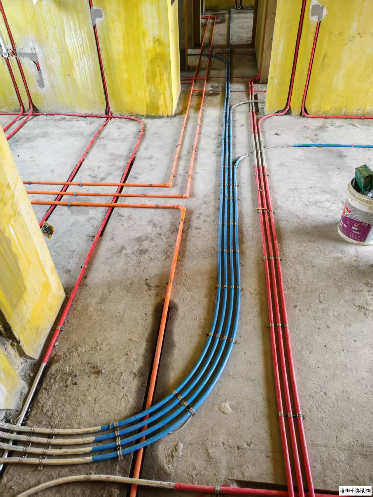 洛阳千岛装饰水电改造施工现场