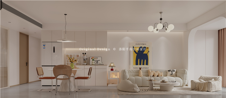 开元壹号瑞景苑餐边柜实景